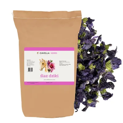Produktbild von Cavella Malvenblüten für Pferde, getrocknet, 1 kg