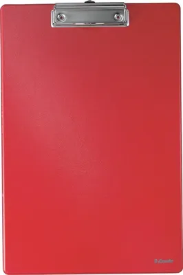Produktbild von Klemmbrett A4 PP-Folie rot Packung mit 10 Stück