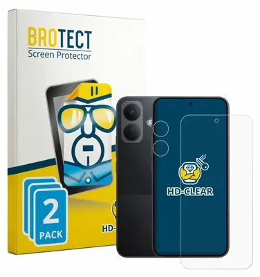 Produktbild von 2x Für Xiaomi Poco X8 (Display+Kamera) Schutzfolie BROTECT Displayschutz Display Schutz Folie Klar Transparent