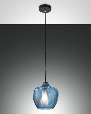 Produktbild von Fabas Luce Pendelleuchte Gallura E27 Ø250mm Azurblau