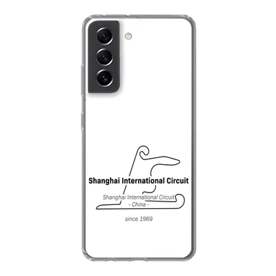 Produktbild von MuchoWow® Handyhülle Schutzhülle Hülle für Samsung Galaxy S21 FE Formel 1 - Shanghai - Rennstrecke Silikon Softcase Handy Hülle - Mobiltelefonhülle