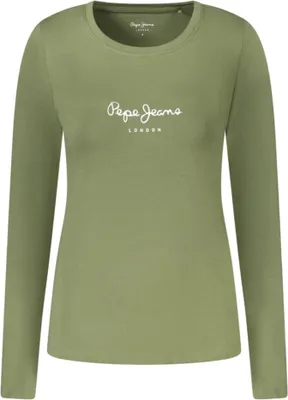 Produktbild von Damen Langarmshirt Grün – Nachhaltig & Stylisch aus Baumwolle