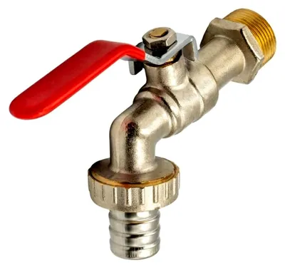 Produktbild von Gartenwasserhahn 3/4 Zoll - Kugelhahn aus Messing mit PTFE-Kugeldichtung - Frostsicherer Außenwasserhahn - Kugelauslaufhahn für die Wasserverteilung im Innen- und Außenbereich