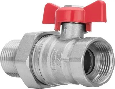 Immagine prodotto di valvola acqua 3/4" BSP IGen x uomo con dado per raccordo Maniglia ad ala
