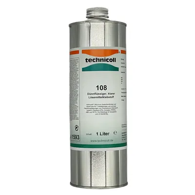 Produktbild von Technicoll 108 Acrylglaskleber PMMA 1K-Lösemittel-Klebstoff 1L Flasche