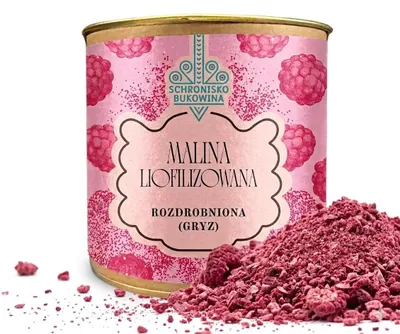 Produktbild von Gefriergetrockneter Himbeerbissen 30g - Schronisko Bukowina