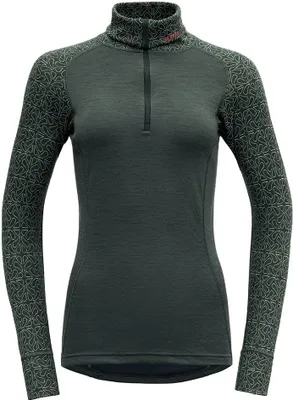 Produktbild von Devold Of Norway Duo Active Merino 205 Halbreißverschluss-langarm-t-shirt Grün XS Frau Grün XS
