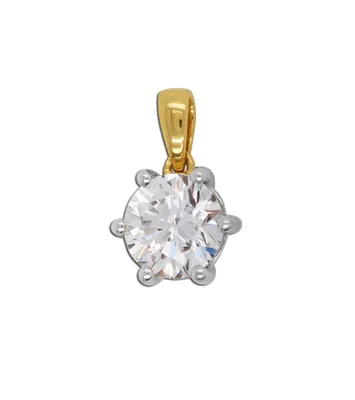 Produktbild von Brillant Anhänger 0.75ct Gold 585 14K Lab Grown Diamant