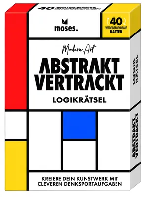 Produktbild von Moses Abstrakt Vertrackt Rätselspiel – Wiederbeschreibbares Linienrätsel für unterwegs