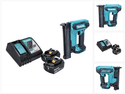 Produktbild von Makita DFN 350 RF Akku Stauchkopfnagler 18 V 15 - 35 mm + 2x Akku 3,0 Ah + Ladegerät