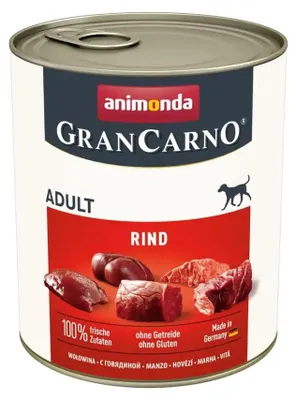 Zdjęcie produktu dla animonda GranCarno Original, Dorosły, Wołowina, 400 g, Bez cukru, Bez soi