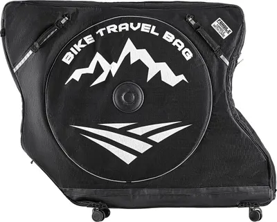 Produktbild von Fahrradtasche, Rennradtasche, Fahrradkoffer mit TSA-Schloss und doppeltem Reißverschluss, schwarz, Radstand 94–106 cm, für Flugreisen, Outdoor-Einsatz, Flugzeug, Auto, Zug, U-Bahn-Transport