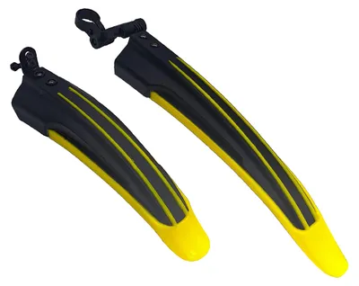 Obrázok produktu pre Blatník na bicykel, sada, pre horské bicykle - žltá farba