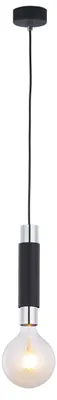 Immagine prodotto di Lampada a sospensione LILE nera-cromata 1xE27x40W in metallo, dimensioni: 60x6x6 cm, IP20, Jupiter