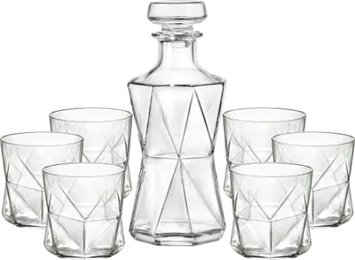 Bormioli Whisky Gläserset Cassiopea 7-teilig