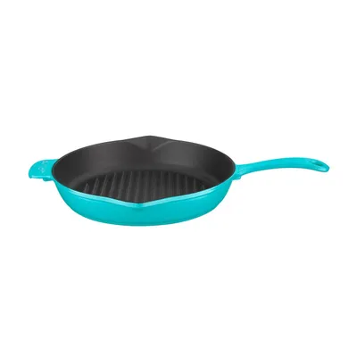 Produktbild von LAVA METAL Gusseisenpfanne 28 cm mit Ausguss - türkis