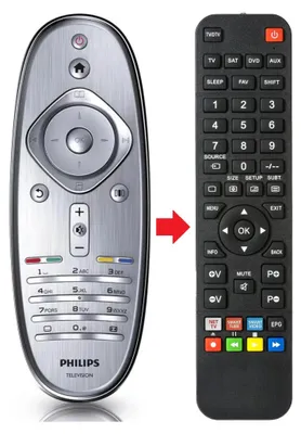 Produktbild von Fernbedienung geeignet für PHILIPS 46PFL8685H/12