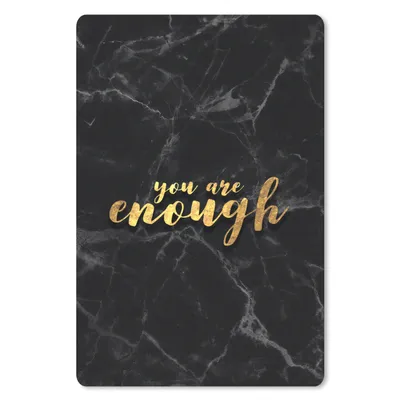 Produktbild von MuchoWow® Mauspad Mousepad Zitate - Sprichwörter - Gold - Marmor 40x60 cm - Mousepads - Maus Mat - Pad - Mausunterlage - Schreibtisch Accesoire