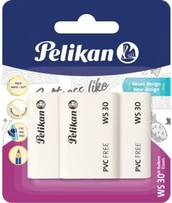 Obrázek produktu pro Guma Pelikan WS 30/3/B 3 kusy na blistru