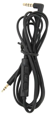 Produktbild von Ersatz-Kopfhörerkabel mit Mikrofon-Fernbedienung und Lautstärkeregler für Sennheiser HD4.40 HD4.40BT HD4.50 HD4.50BTNC HD4.30i