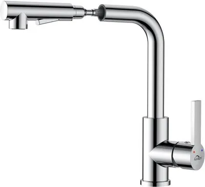 Produktbild von Keukenkraan uitschuifbaar, 360° drehbar, 2 Wasserstrahlarten
