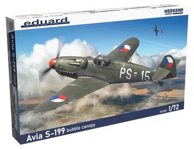 Produktbild von Eduard Plastic Kits 7471 - 1:72 S-199 bubble canopy 1/72 EDUARD-WEEKEND - Neu