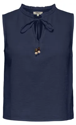 Produktbild von Only ONLSWAR S/L FRILL TOP WVN Naval Academy XS