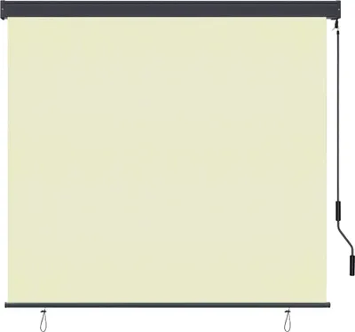 Obrázek produktu pro vidaXL Roletka krémová 180 x 250 cm látka a hliník