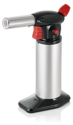 Produktbild von Crème Brûlée Brenner 4er Set, Ø 4,5 cm, 18 cm hoch, nachfüllbar, 1300 °C Flamme