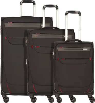 Produktbild von WORLDPACK Trolley-Set "Denver" 50/60/70 cm *schwarz