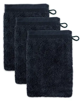 Zdjęcie produktu dla Rękawica do mycia Möve „Superwuschel” zestaw 3 sztuki antracyt 15x20 cm