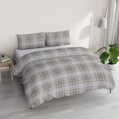 Immagine prodotto di Set di biancheria da letto con copripiumino e federe, verde/blu