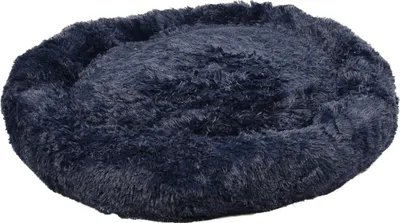 Immagine prodotto di Lettino per cani Flamingo Krems rotondo blu navy, dimensioni: 90 cm