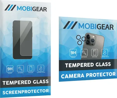 Produktbild von Mobigear 2in1 iPhone 12 Pro Panzerglas Gehärtetes Glas Displayschutz,Kamera Schutz - Hüllenfreundlich