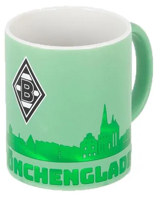 Produktbild von Borussia Mönchengladbach Tasse "Grün Metallic"