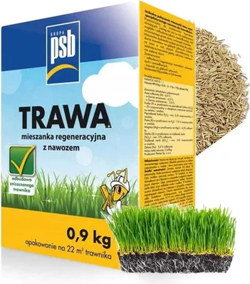 Obrázek produktu pro Regenerační travní osivo s hnojivem 0,9 kg