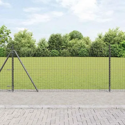 Immagine prodotto di Maison Exclusive - Pali per recinzione con base in cemento, 52 pezzi, grigio