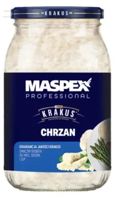 Produktbild von Krakus Geriebener Meerrettich, würzig-scharf, 900 g