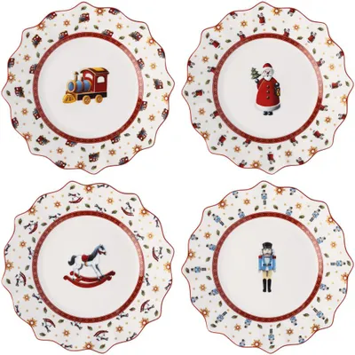 Productafbeelding van Villeroy & Boch Toy's Delight Jubileum bordenset, 4-delig | Premium porselein | Art.-nr. 1485858815 | EAN 4003686450172 / Alleen verkrijgbaar zolang de voorraad strekt