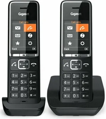 Obrázek produktu pro Gigaset COMFORT 550 duo Analogový telefon Identifikace volajícího černá