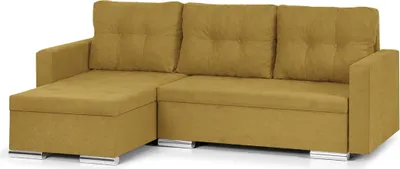 Produktbild von FOLLER Ecksofa mit Schlaffunktion - Gelb