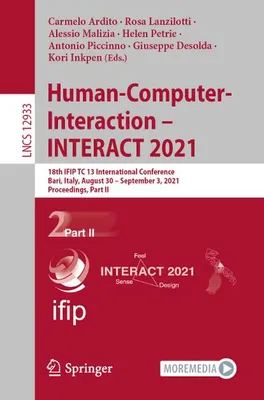 Immagine prodotto di Human-Computer Interaction - INTERACT 2021