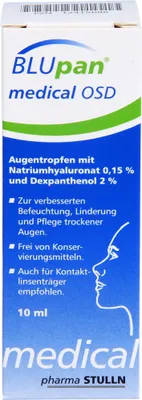 Obrázok produktu pre Blupan medical Osd očné kvapky 10 ml