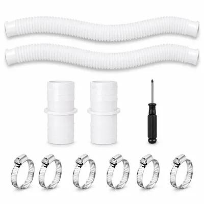 Produktbild von Ersatz Poolschlauch 32mm, flexibler PE Schlauch für Schwimmbad Filterpumpe, Poolreinigung, Whirlpool und Garten Zubehör