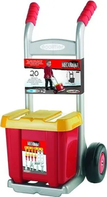 Produktbild von ECOIFFIER MECANICS Werkzeugwagen mit Werkzeugkasten, 20-teilig, Spielzeug Werkzeugset