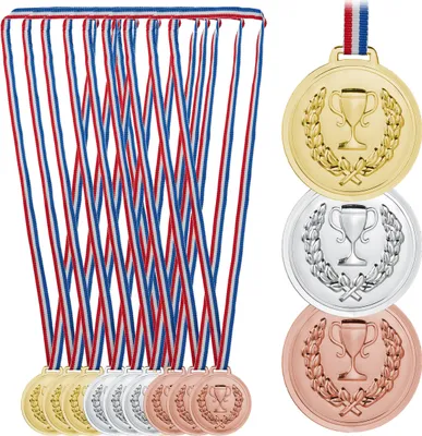Produktbild von relaxdays 12er Set Medaille für Kinder