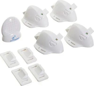 Obrázek produktu pro DREAMBABY Zámky magnetické 4 kusy + magnetický klíč