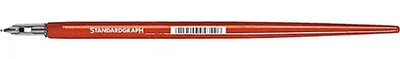 Produktbild von Standardgraph Federhalter aus Holz, lackiert rot, 12 Stück, ohne Feder