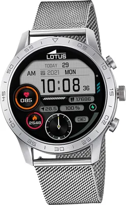 Image de Lotus en acier inoxydable pour hommes montre bracelet argent sport élégant multifonction D2UL50047/1