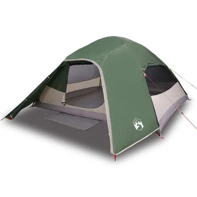 Immagine prodotto di Tenda da Campeggio a Cupola per 4 Persone Verde Impermeabile
